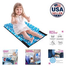Airplane Seat Extender for Toddler Travel Bed Portable Carry On Polyester Anti