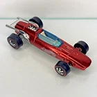 🔥Hot Wheels Redline Indy Eagle - Red - WHITE INTERIOR U.S.  Beautiful Example🔥