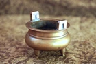 CHINESE BRONZE CENSER INCENSE BURNER, Da ming Xuande Character-marked, Beautiful
