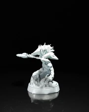 Unpainted Ghost Halberd - Enemy
