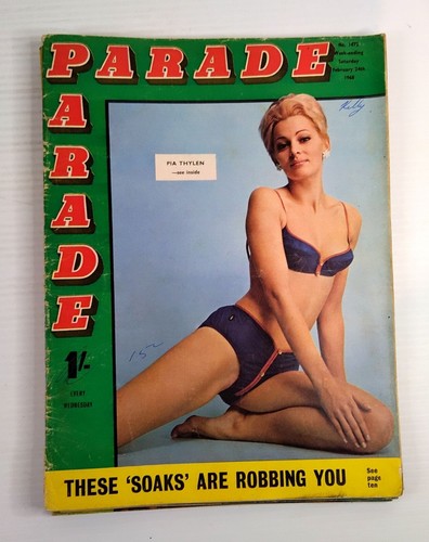 10 x VINTAGE PARADE MAGAZINES (1968) VINTAGE PIN UPS - Bild 9 von 14