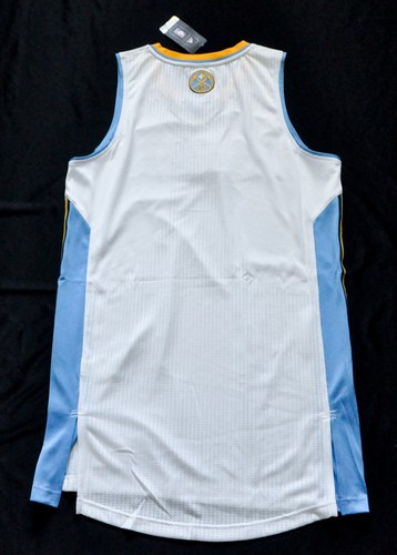 Denver Nuggets Adidas Jersey REV30 Pro Cut Sewn BLANK NBA Carmelo Jokic Men L+2 - Picture 8 of 15