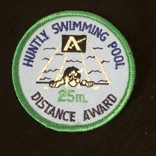 Huntly Swimming Pool Patch - 2.5 inches x 2.5 inches - 25 m. distance award