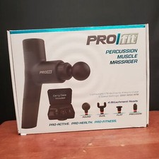 Pro Fit Percussion Muscle Massager with Attachments Rechargable