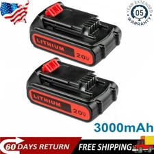 Replacement 3000mAh Lithium-ion Battery for BLACK and DECKER 20 Volt LBXR20 