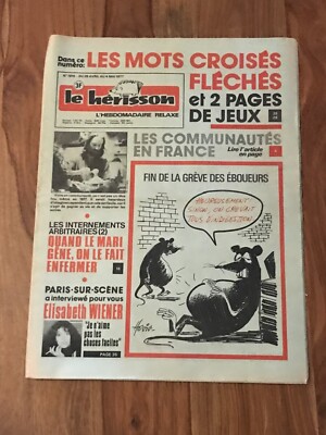 Journal le hérisson No. 1619 FROM 28 APRIL TO 4 MAY 1977
