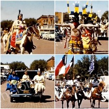 1950s Native Indian Ceremonial Parade Hutchinson TX Vintage 8mm Home Movie Film