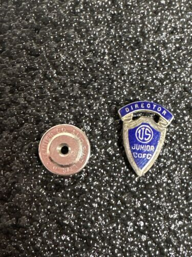 Pin de sombrero con solapa de colección ""Director"" de la Cámara de Comercio Junior de EE. UU. - Imagen 2 de 4