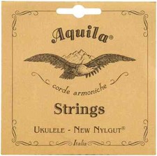 New Nylgut AQ-15 Tenor Ukulele Strings - Wound Low G - 1 Set of 4