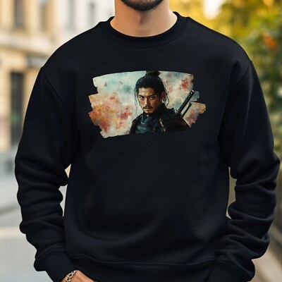 Samurai Portrait Sweatshirt Cosy and Perfect for Any Occasion S to 4XL