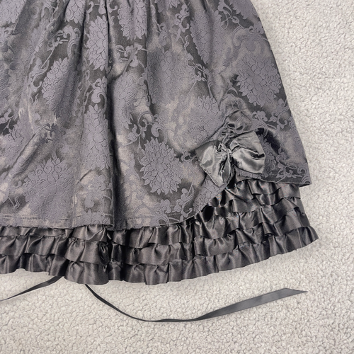 Living Dead Souls Dress Womens M Black Corset Top Gothcore Punk Lolita Grunge - Picture 6 of 15