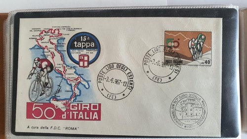 fdc buste primo giorno 50° Giro d'Italia (1967) - Foto 18 di 23