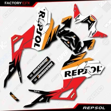 Orange Repsol Graphic Sticker kit fit Honda Grom 2017 2018 2019 2020 MSX125  1