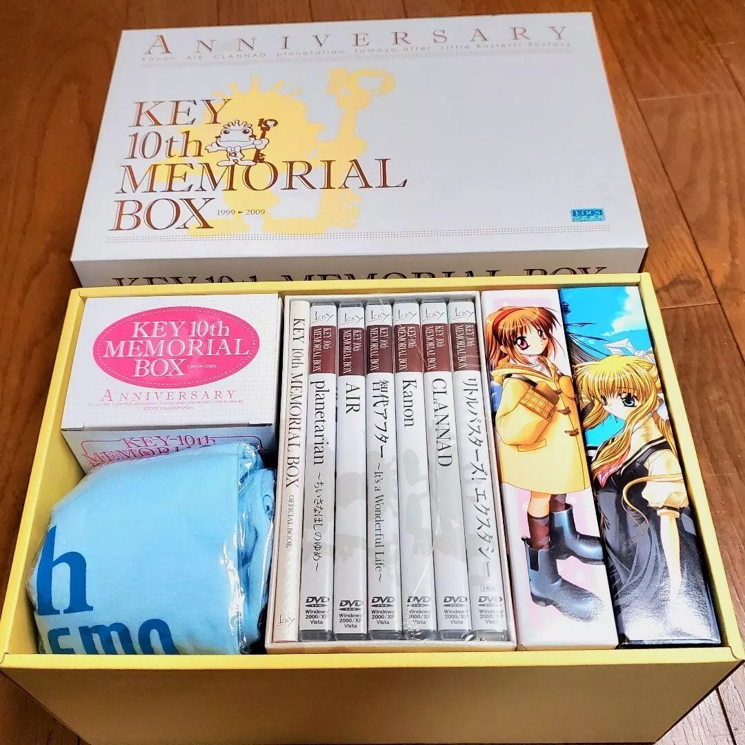 KEY 10th MEMORIAL BOX Kanon AIR PC Clannad Little Busters Tomoyo After Japan