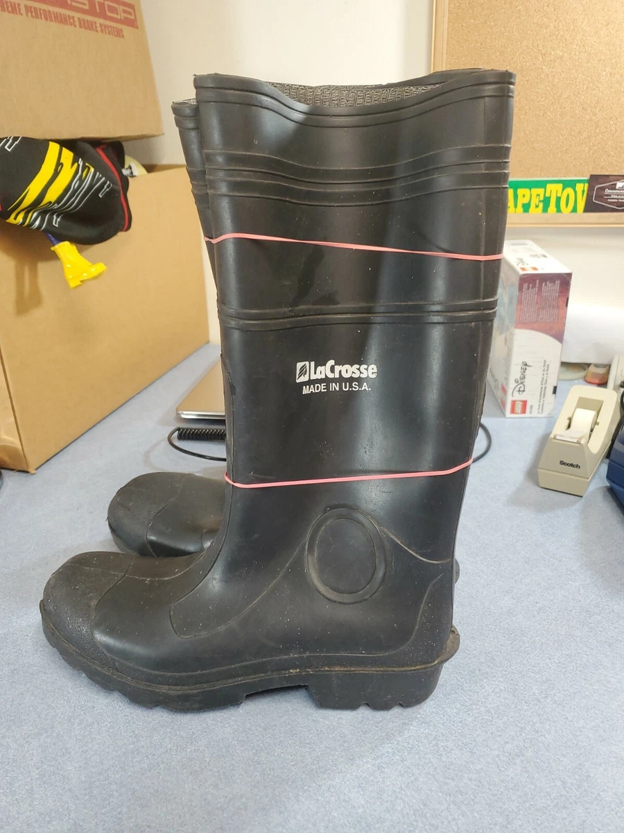 Lacrosse knee high rubber clearance boots