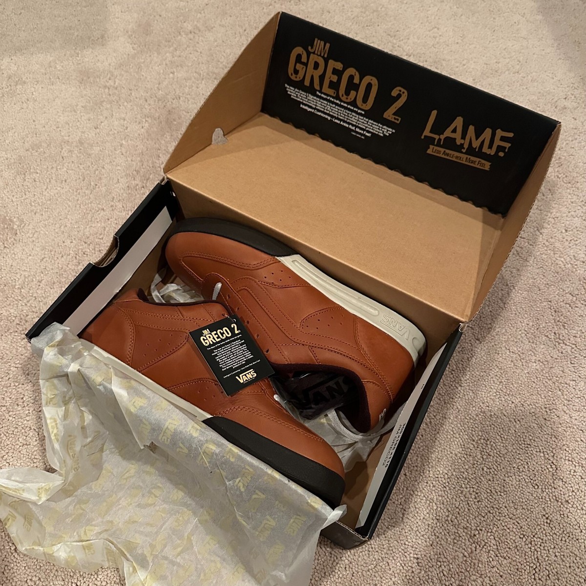 RARE NEW VINTAGE VANS. Jim Greco 2 L.A.M.F In original box - Size