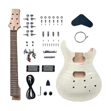 PRS Style DIY Electric Guitar Kits,Mahogany Body and Neck,Rosewood Fingerboard