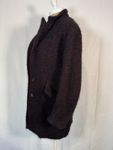 $750 Isabel Marant Etoile Dante Boucle Brown Wool Alpaca Blend Coat Jacket Sz S - Picture 8 of 21