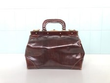 Made In Italy Borsa Da Medico In Vera Pelle