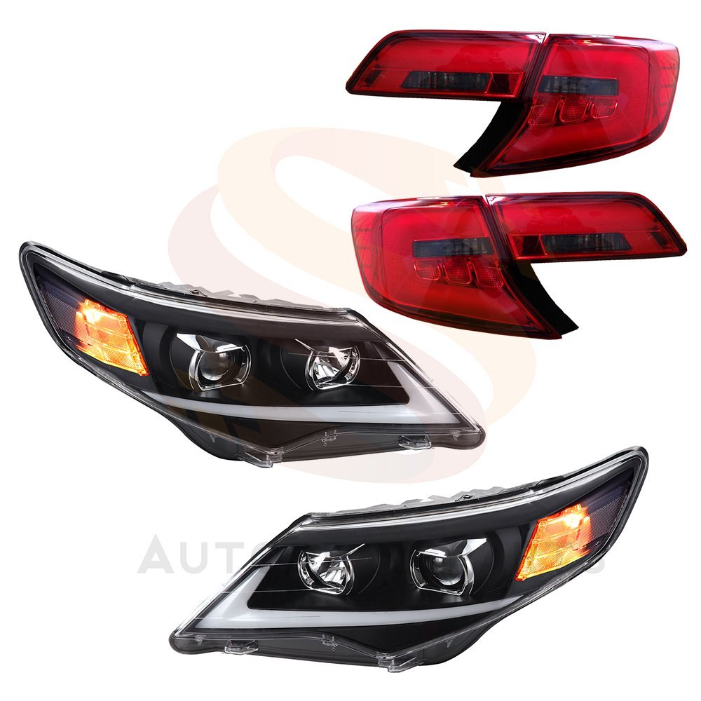 2012-2014 Toyota Camry Headlight & Taillight Pair Assembly Replacement