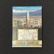 2021 Upper Deck Goodwin Champions Santiago Chile World Traveler Map Relic #WT266