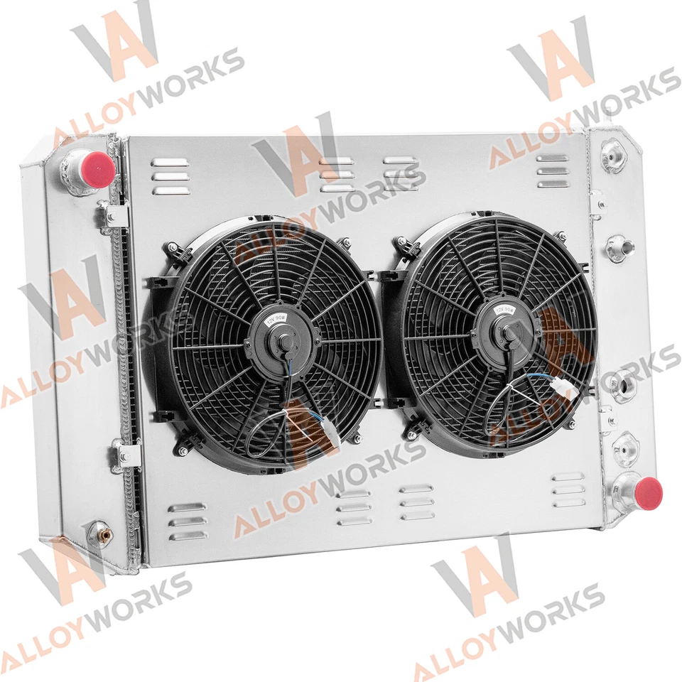 3 Row Radiator Shroud Fan For 1991-2002 Chevy C60 C7500 Kodiak GMC C6500 Topkick - Image 4 of 4