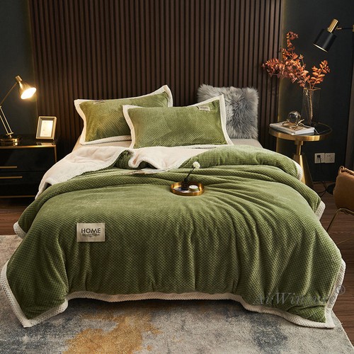 Nordic Fleece Blankets Throws with Zipper King Winter Soft Can Be A Duvet Cover - Picture 18 of 110