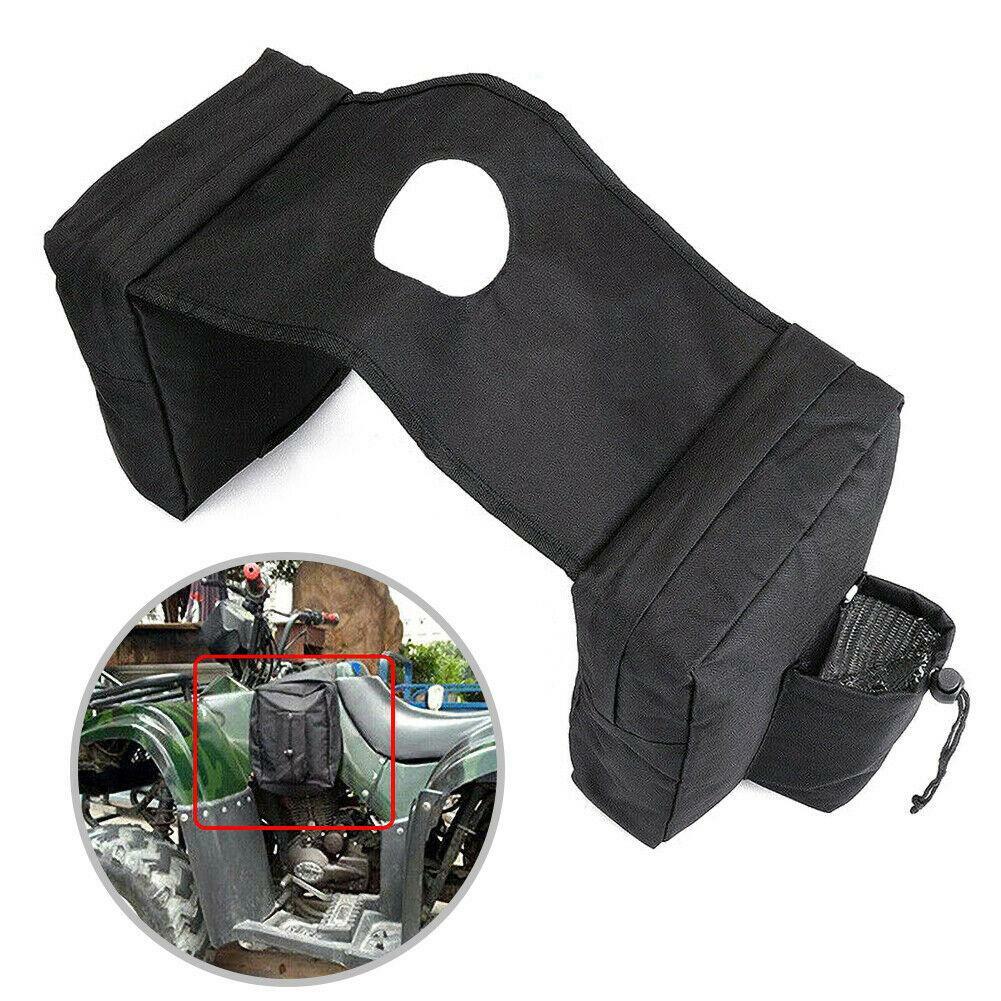 ATV Tank Bag Saddlebag Mobile Fuel Tank Cup Holder For Polaris Dirt