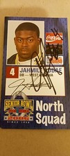 Jahmile Addae WVU Auto Senior Bowl Ticket North Squad Football COA Black Bills