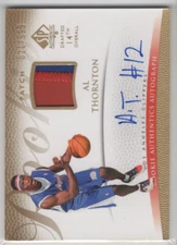 2007-08 SP Authentic #125 Al Thornton RC Auto Jersey /599 - NM-MT