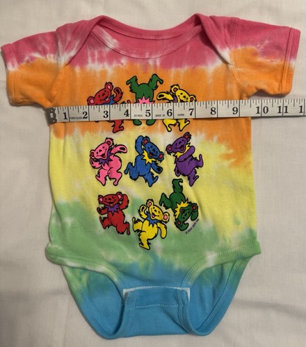 Set Of 2 Infant Bodysuit Liquid Blue Grratful Dead Tie-Dye & The Goodies 6-12 M - Picture 5 of 15