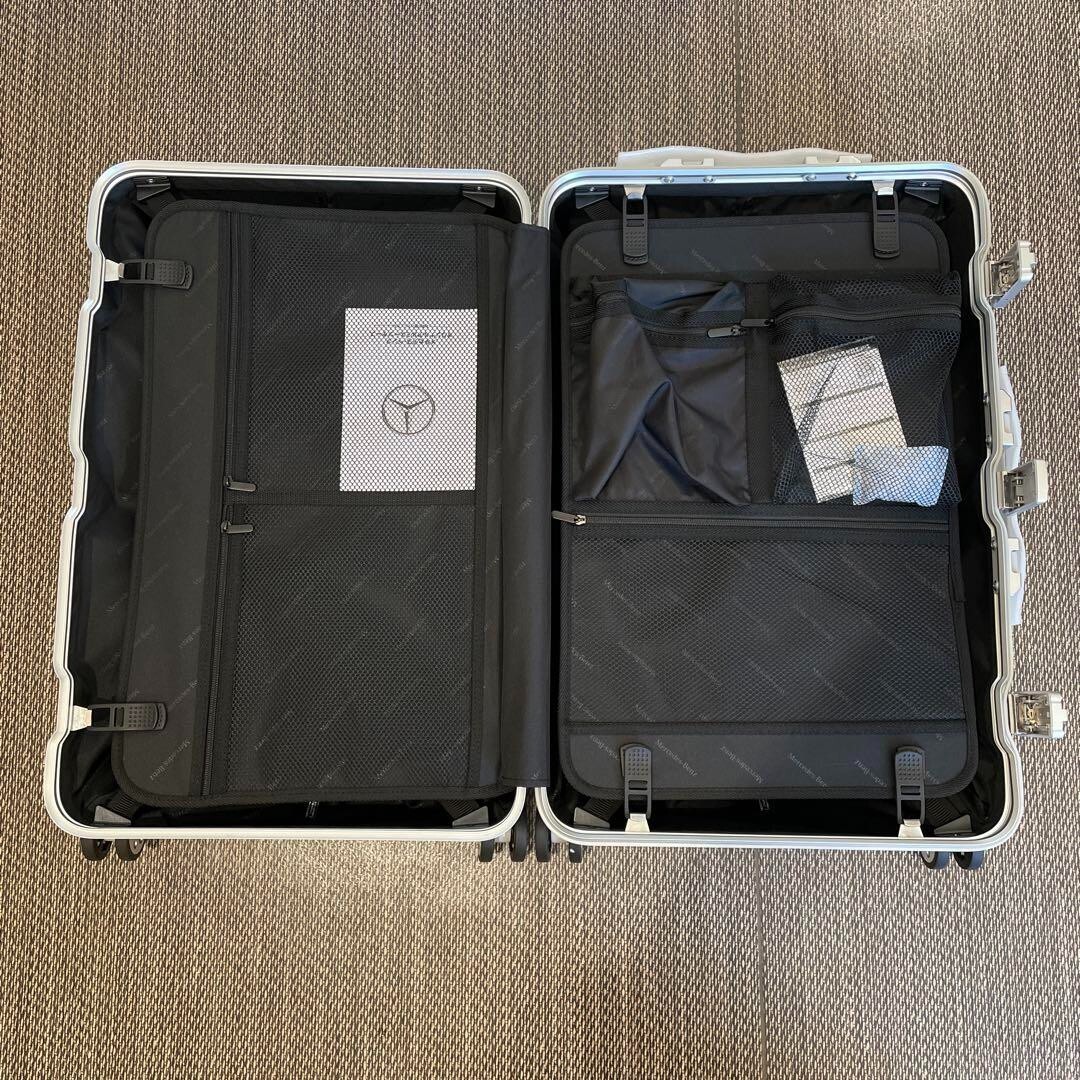 Mercedes Benz Original Aluminum Suitcase 65L Silver Carry