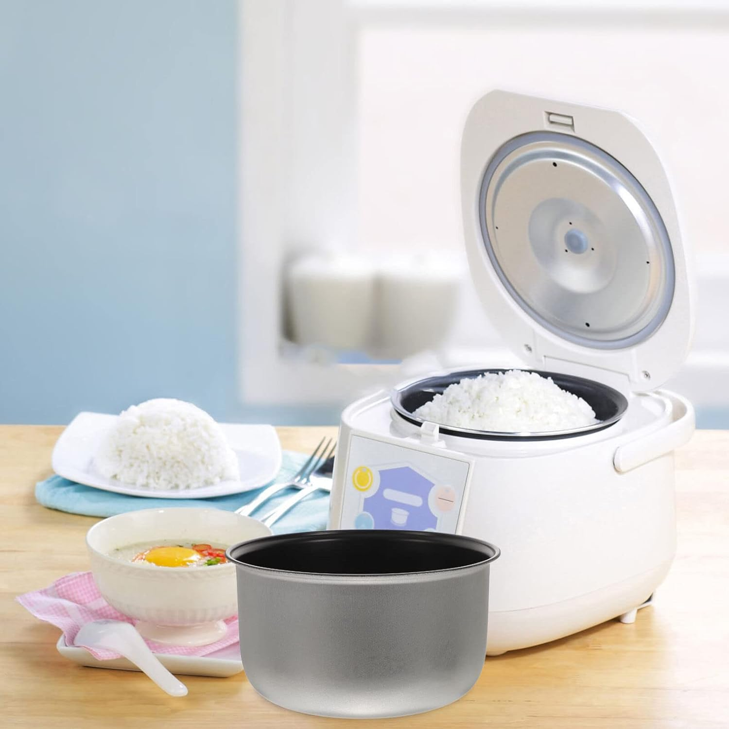 Power Pressure Cooker Inner Pot Inner Cooking Pot Aluminum Electric