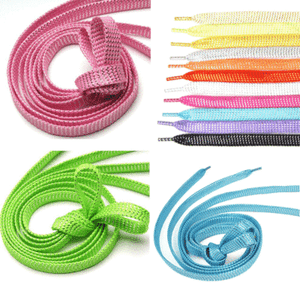 1 Pair Unisex Flat Shoelace Party Camping Shoelaces Glowing Canvas String 110cm