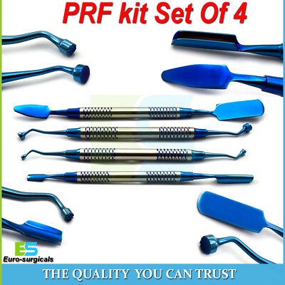 Zahnimplantat PRF Kit 4er Set Chirurgie Knochenverdichter Träger PRF Implantat Werkzeuge