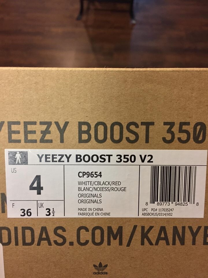 2017 Adidas Yeezy Boost 350 V2 Zebra Black White Youth Size 4 | eBay