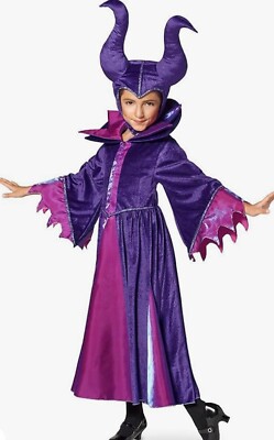 Disney Store Maleficent Dress Costume Girl Size 7/8