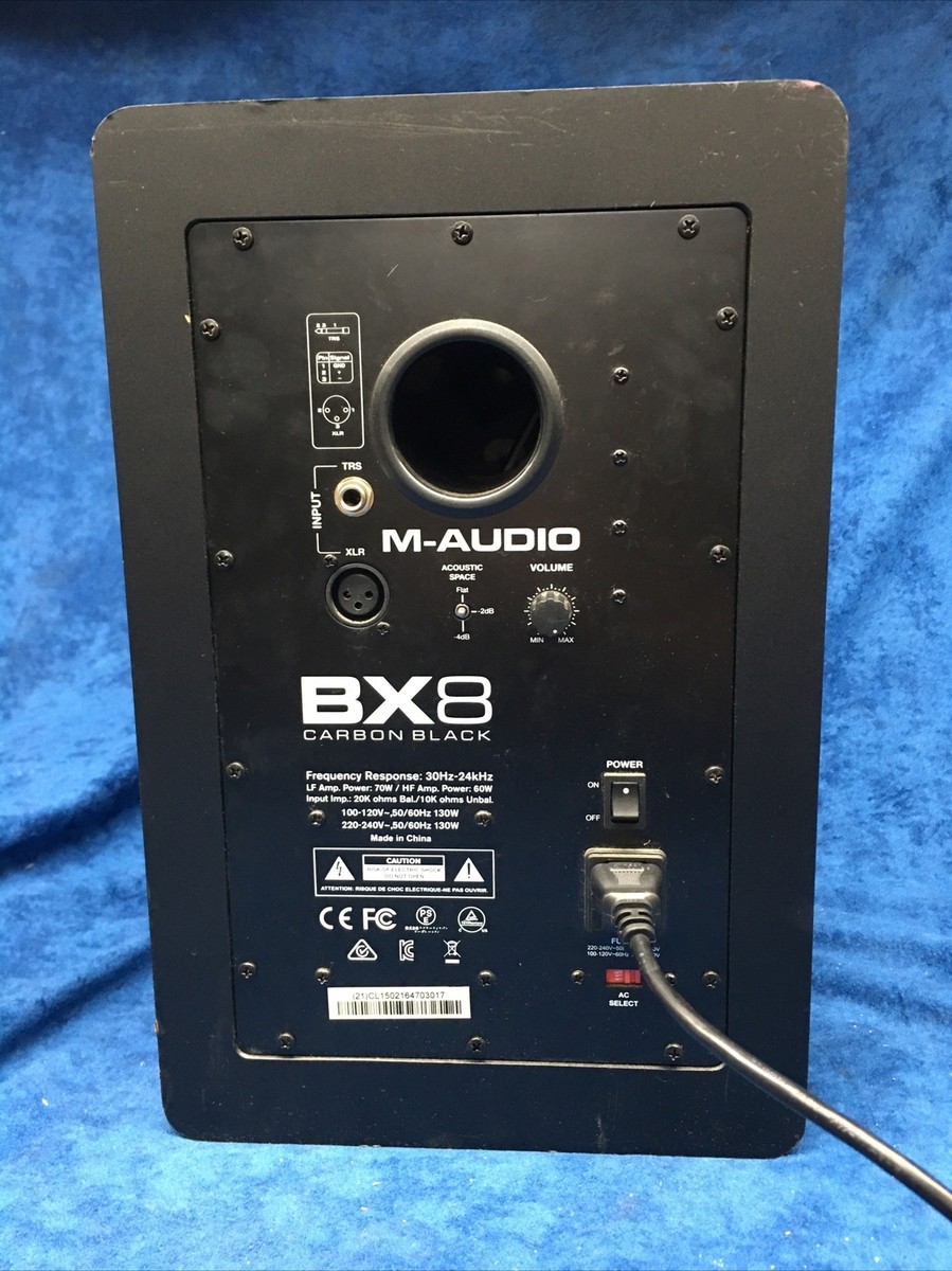 M-Audio BX8 Carbon Black Active Studio Monitor | eBay M-Audio BX8 Carbon Black Active Studio Monitor | eBay