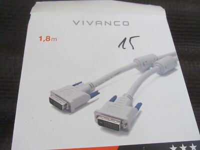 VIVANCO  DVI-D Anschlusskabel  Dual Link / ConPal0K14N14