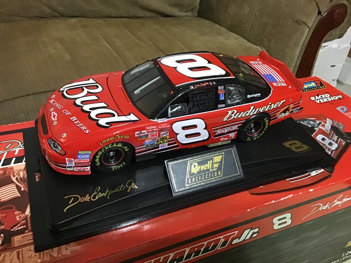 2001 Revell Collection DALE EARNHARDT JR 8 Budweiser Dover RACED W Wilson 1 24