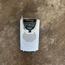 Vintage COBY CX-17 Portable AM/FM/TV/Weather Band Radio Tested