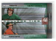 2008 Elite Extra Edition Baseball Inserts (College Ties, School Colors) - Pick