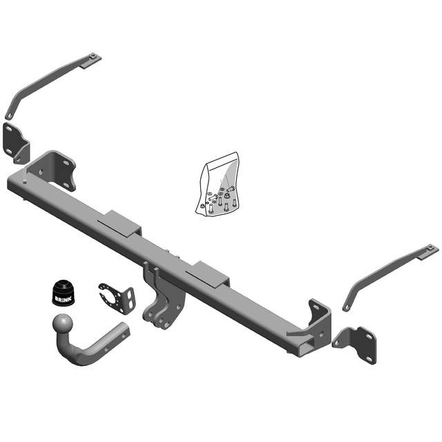swan neck towbar bike rack