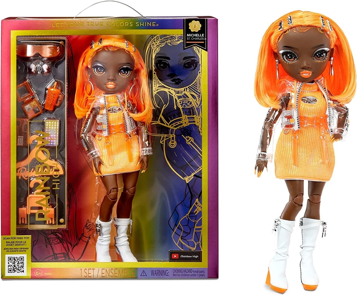 Rainbow High Series 5 Michelle St. Charles Orange Fashion Doll New 2023