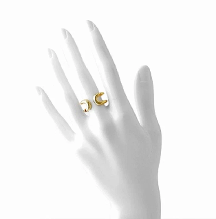 Mark Jacobs MARC JACOBS M0009229-710 #7 金色 "J" 徽标图案图标戒指 尺寸 7 — 第 3/3 张图片