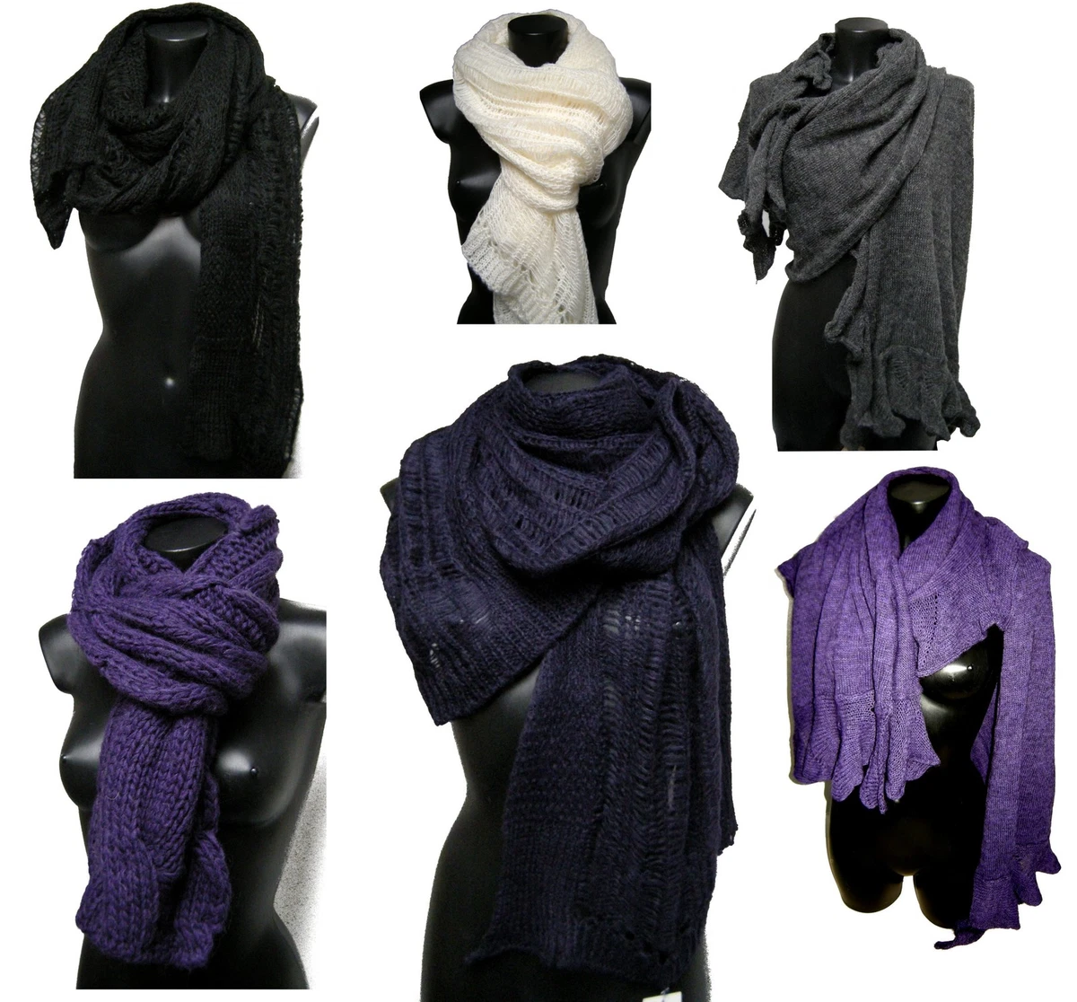 Sciarpa Baktus In Lana Mohair - Donna - Abbigliamento - Di Conunfil - Foto 10