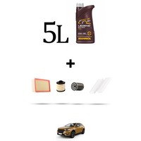 Hoffcar Wartungskit 3 Filter Und 5L ÖL FüR Ds7 Crossback E-Tense 1.6 221KW