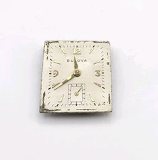 Vintage Bulova 8AE 21J Mechanical Wrist Watch Movement For Parts Or Repair