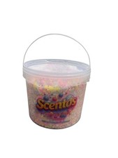 Made In USA - 1 Gallon Bucket Rainbow Laundry Scent Beads - Clean Cotton