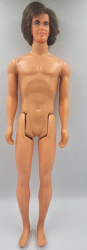 Mattel Mod Hair Ken Doll 1972 #4224 Made in Hong Kong Vintage Naked Some Flaws